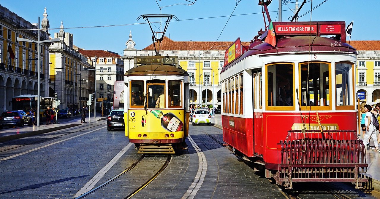 Image - tram lisbon portugal travel