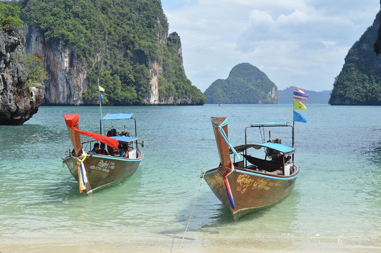 Image - phi phi island thailand boats