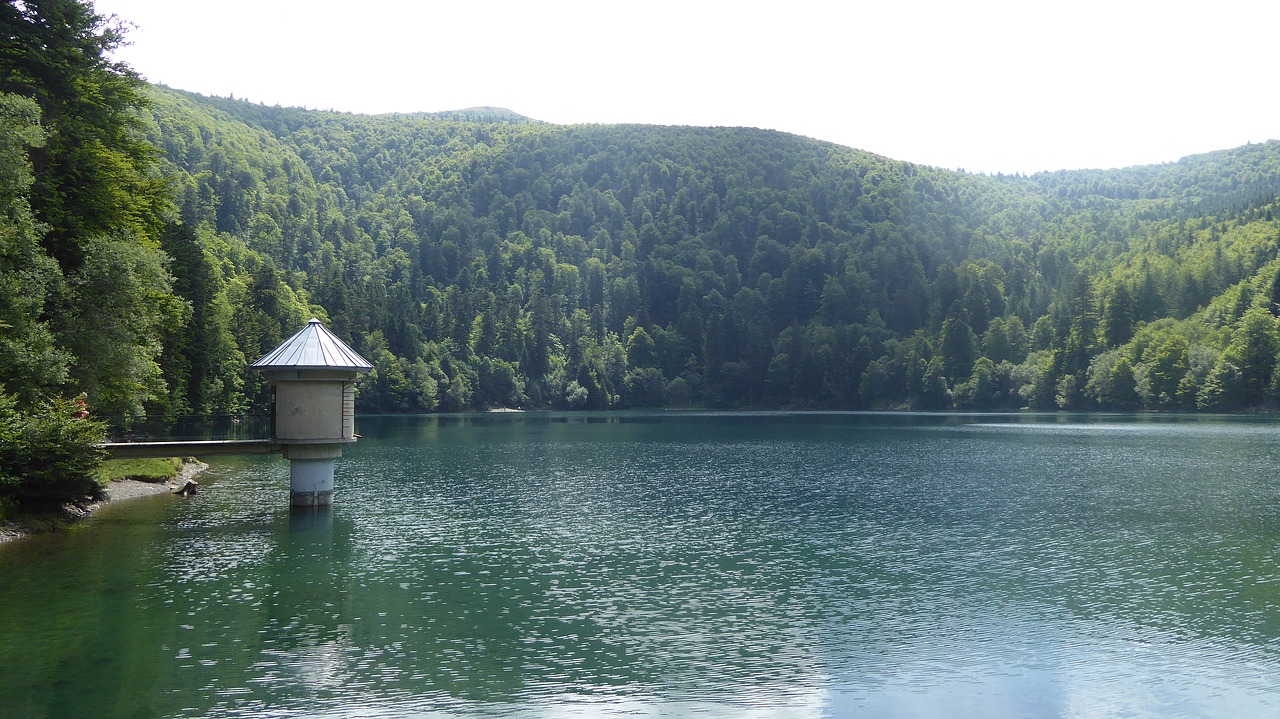 Image - lac du grand ballon dam lake vosges