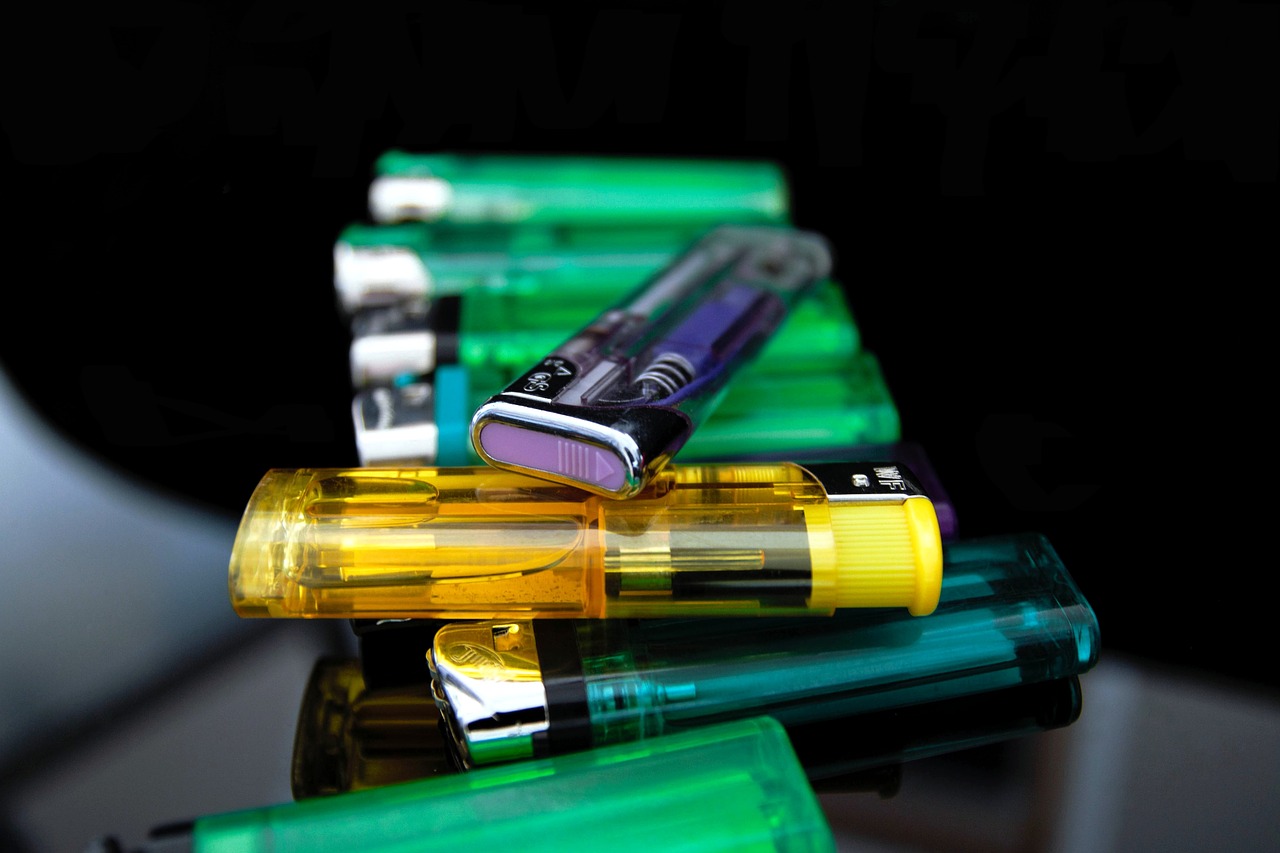 Image - lighter colorful color flame gas