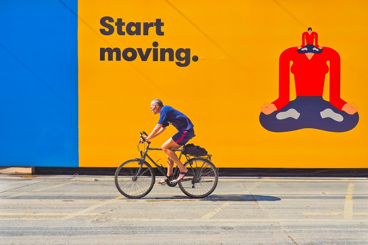 Image - cyclists movement cycling wheel