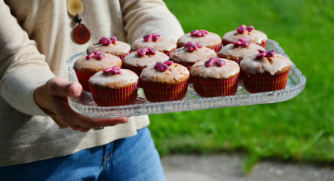 Image - muffins baked pastries cup cake