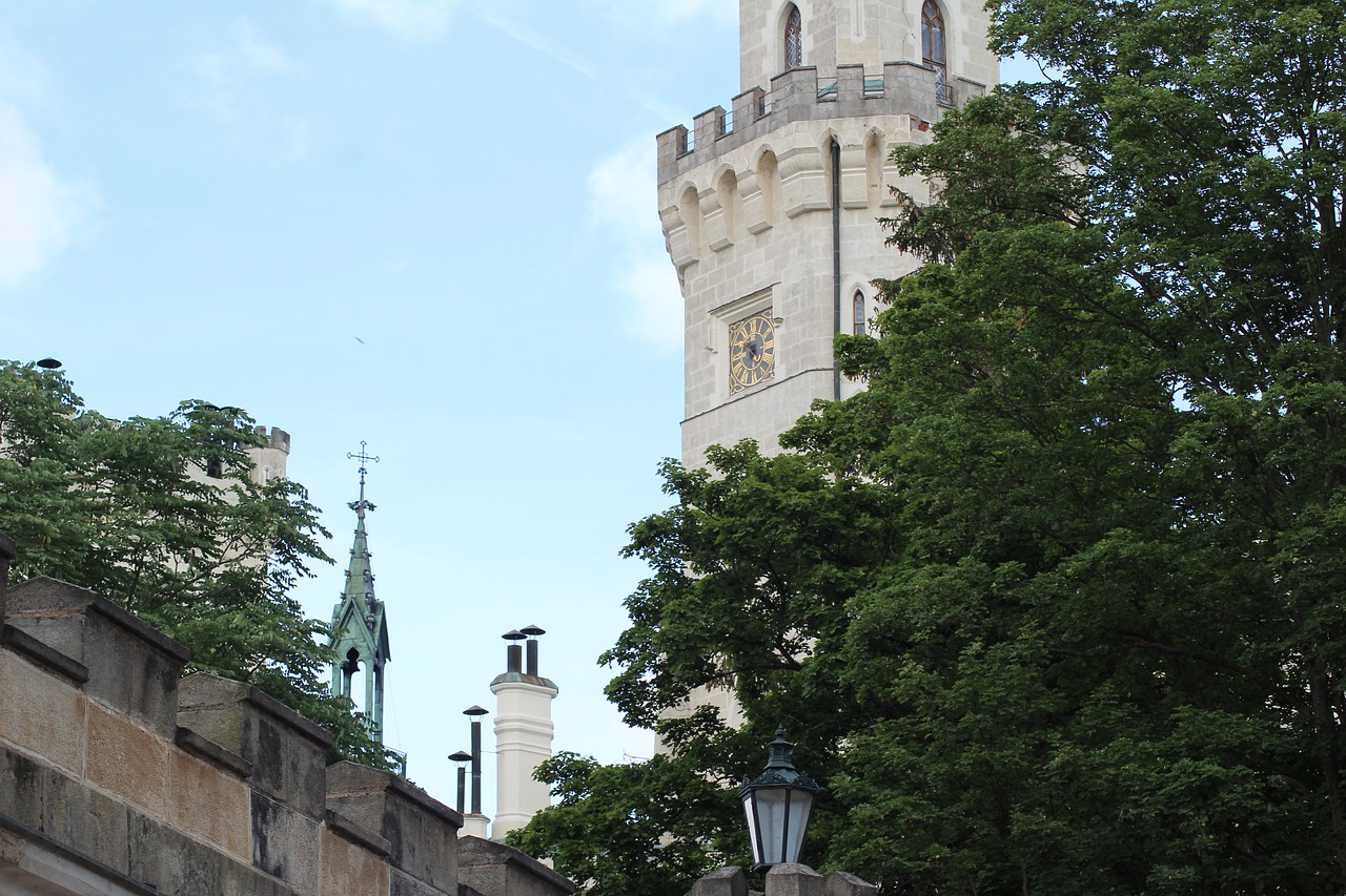 Image - hluboka castle tower nature