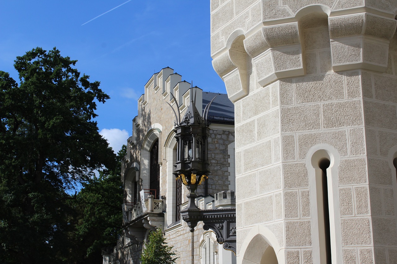 Image - hluboka castle tower nature