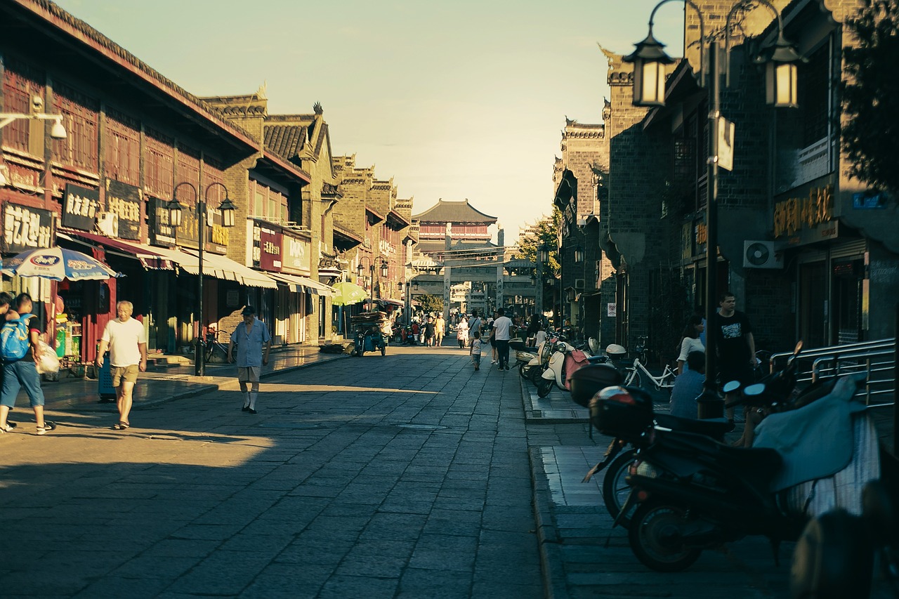 Image - xiangyang city old town street