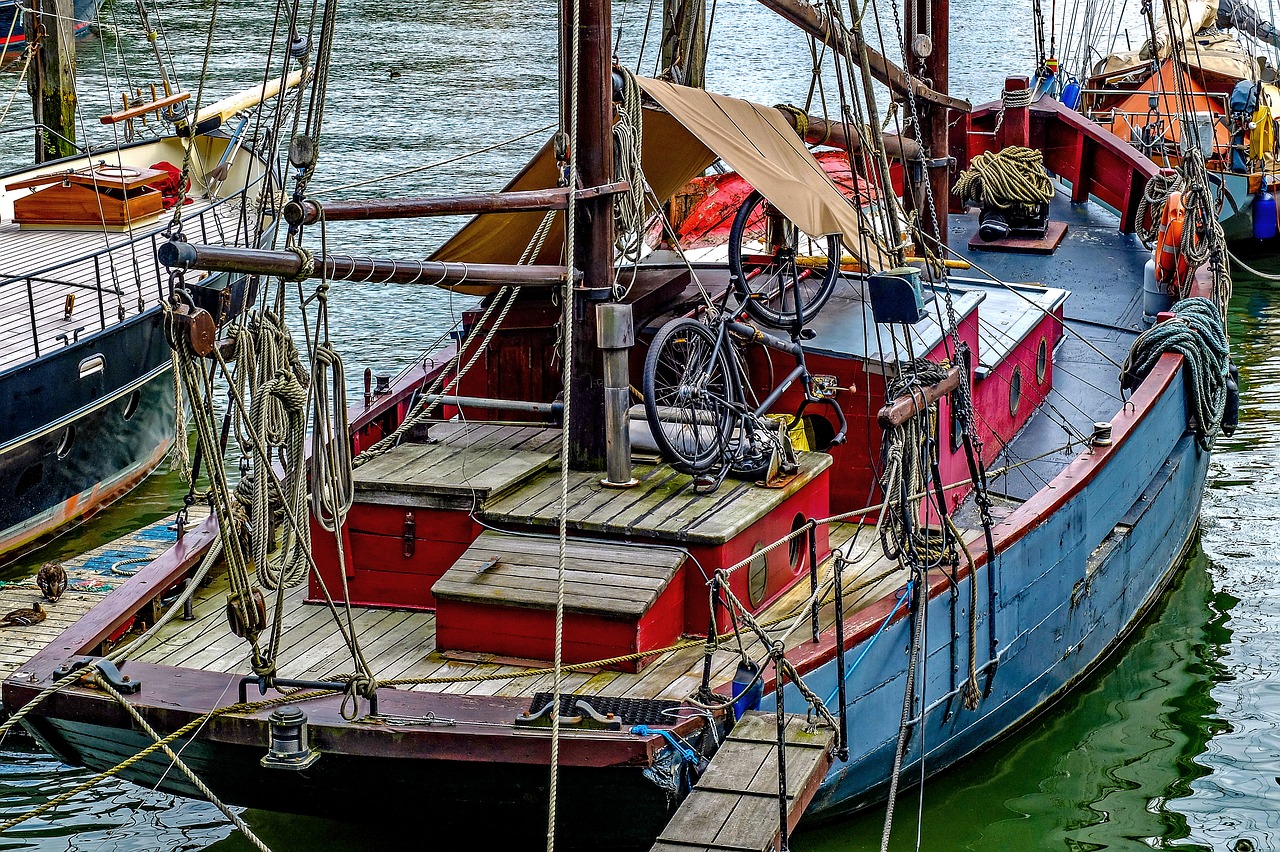 Image - boat ship sailboat harbour marine