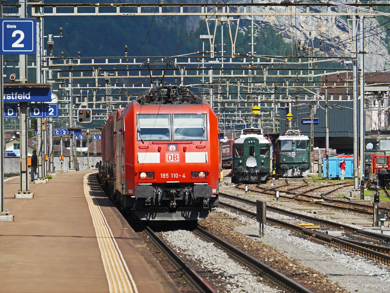 Image - switzerland train station in erstfeld