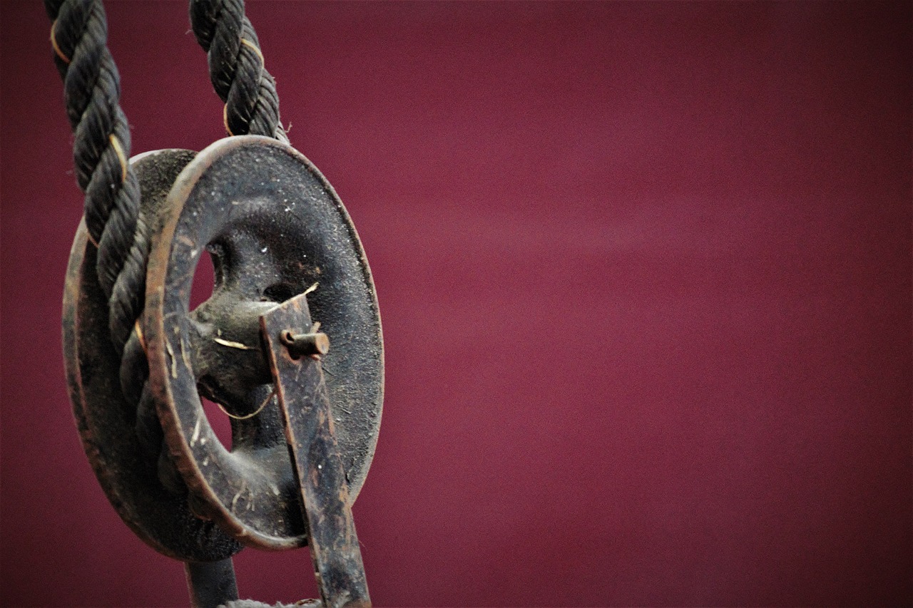 Image - pulley rope equipment ship boat