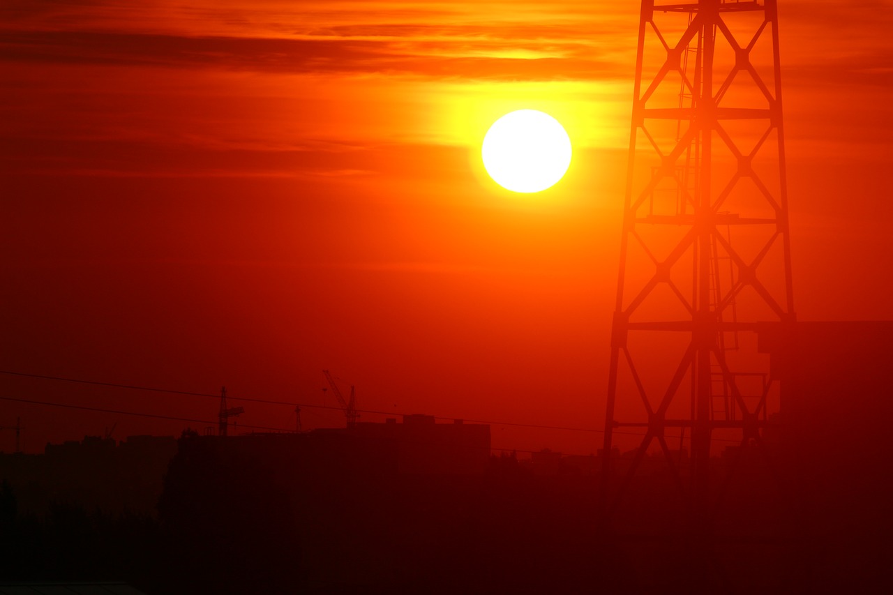 Image - dawn summer landscape sky nature