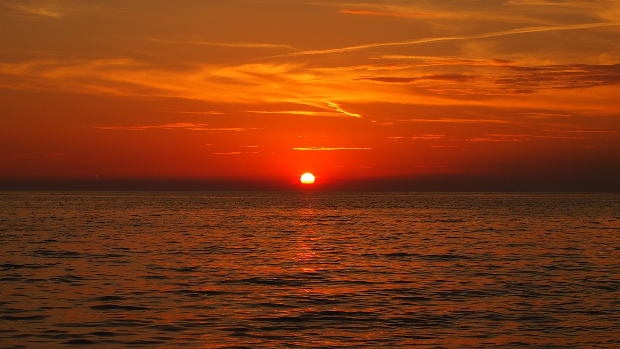 Image - sunset sky sun croatia