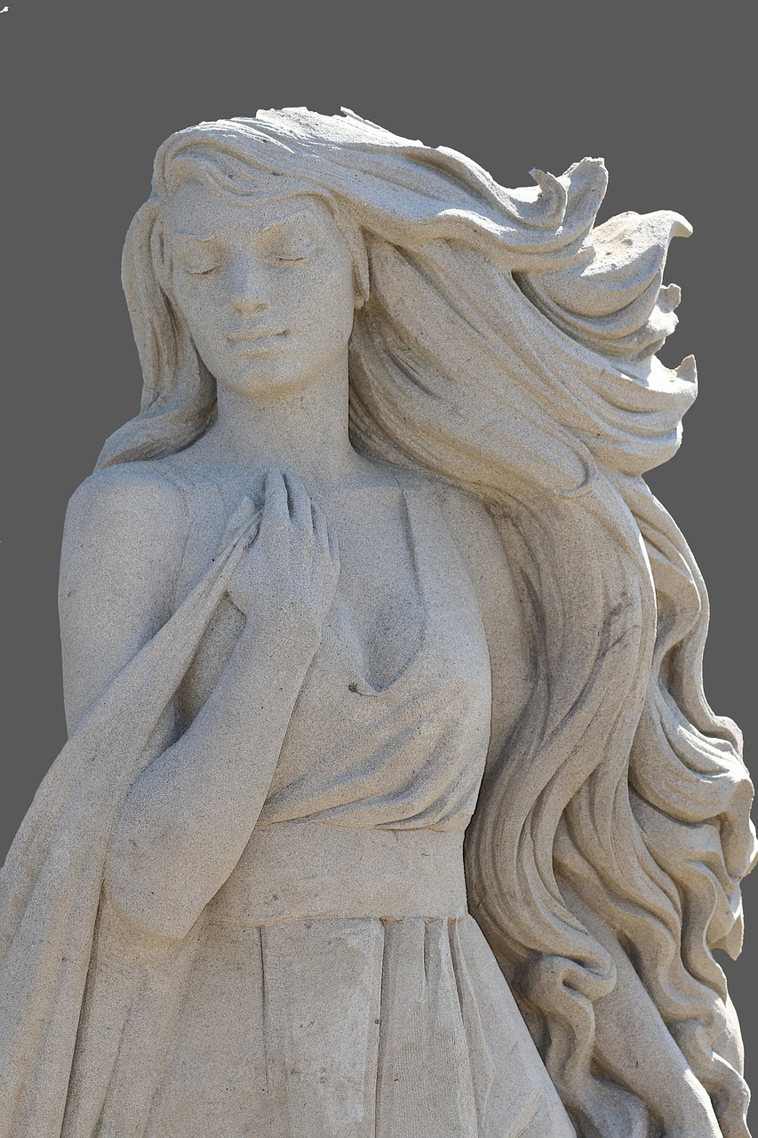 Image - sand sculptures female woman