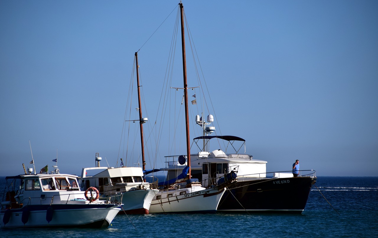 Image - boats sea holiday yacht port blue