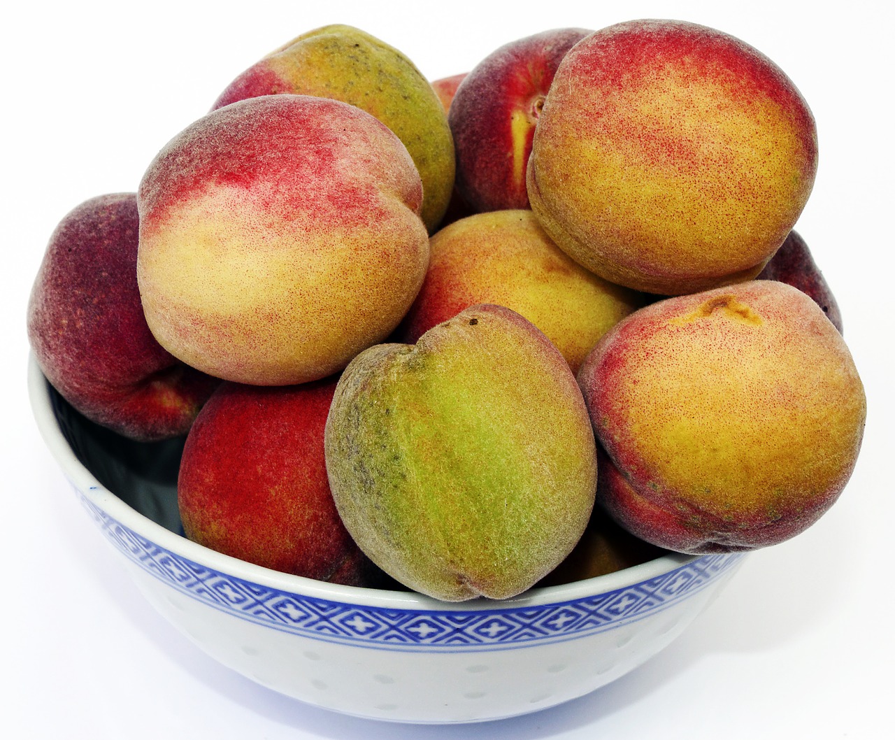 Image - peach stone fruit fruit bowl