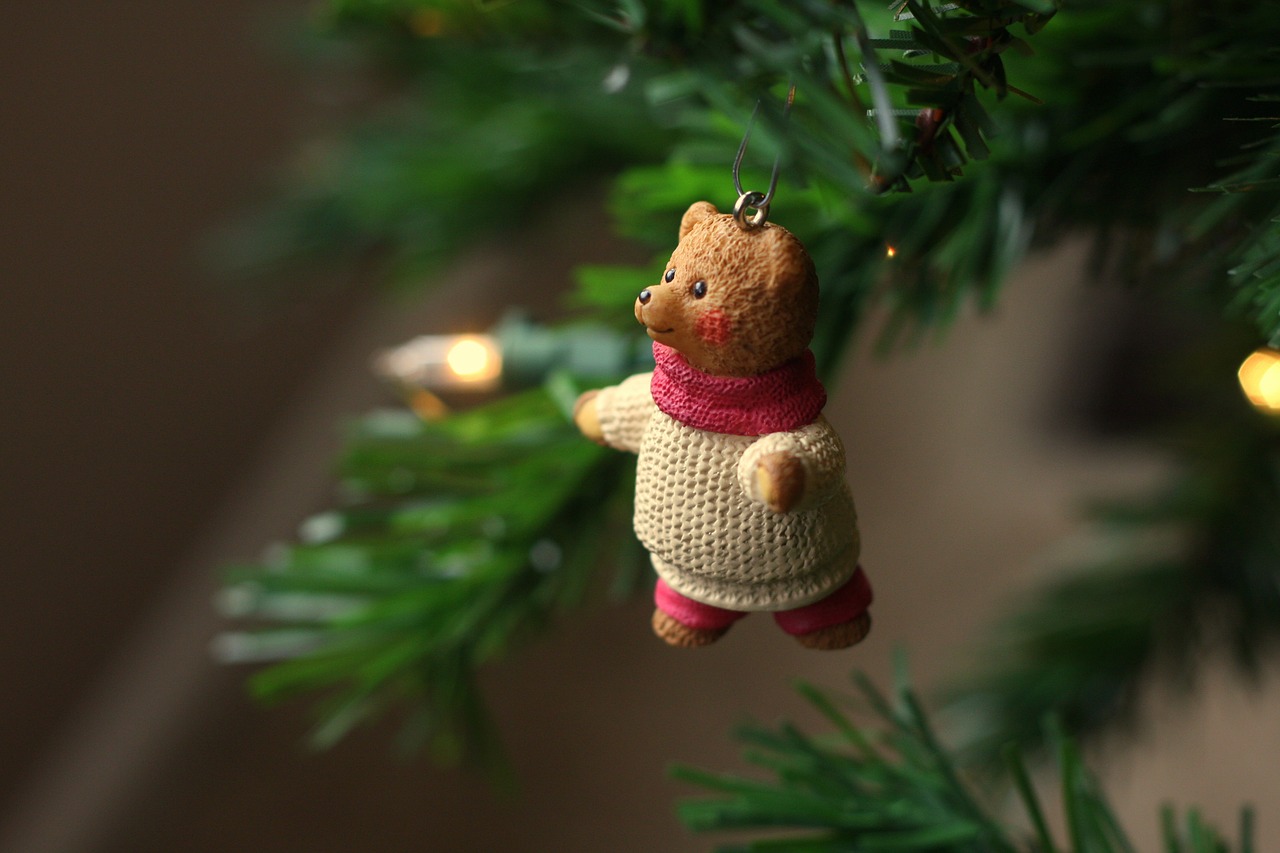 Image - bear christmas ornament holiday