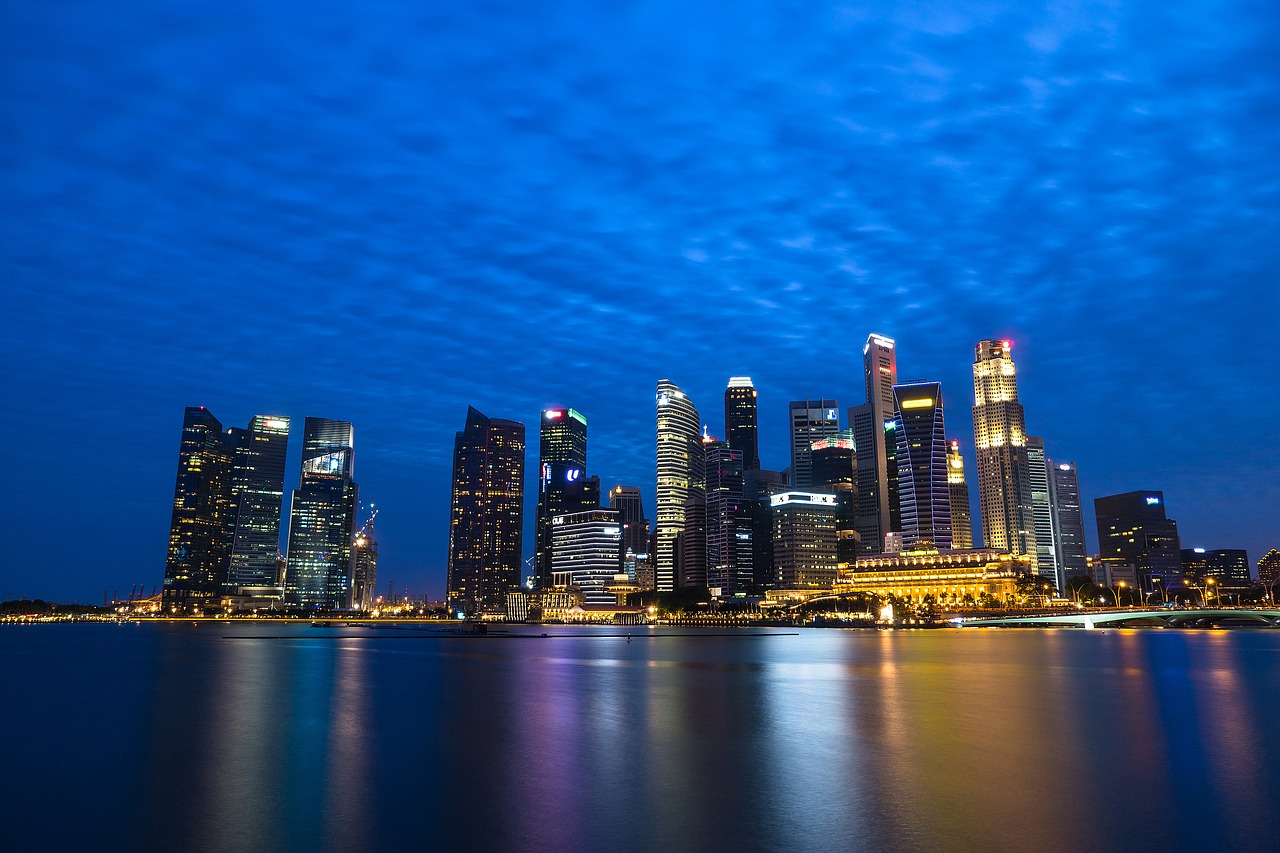 Image - singapore night view beautiful