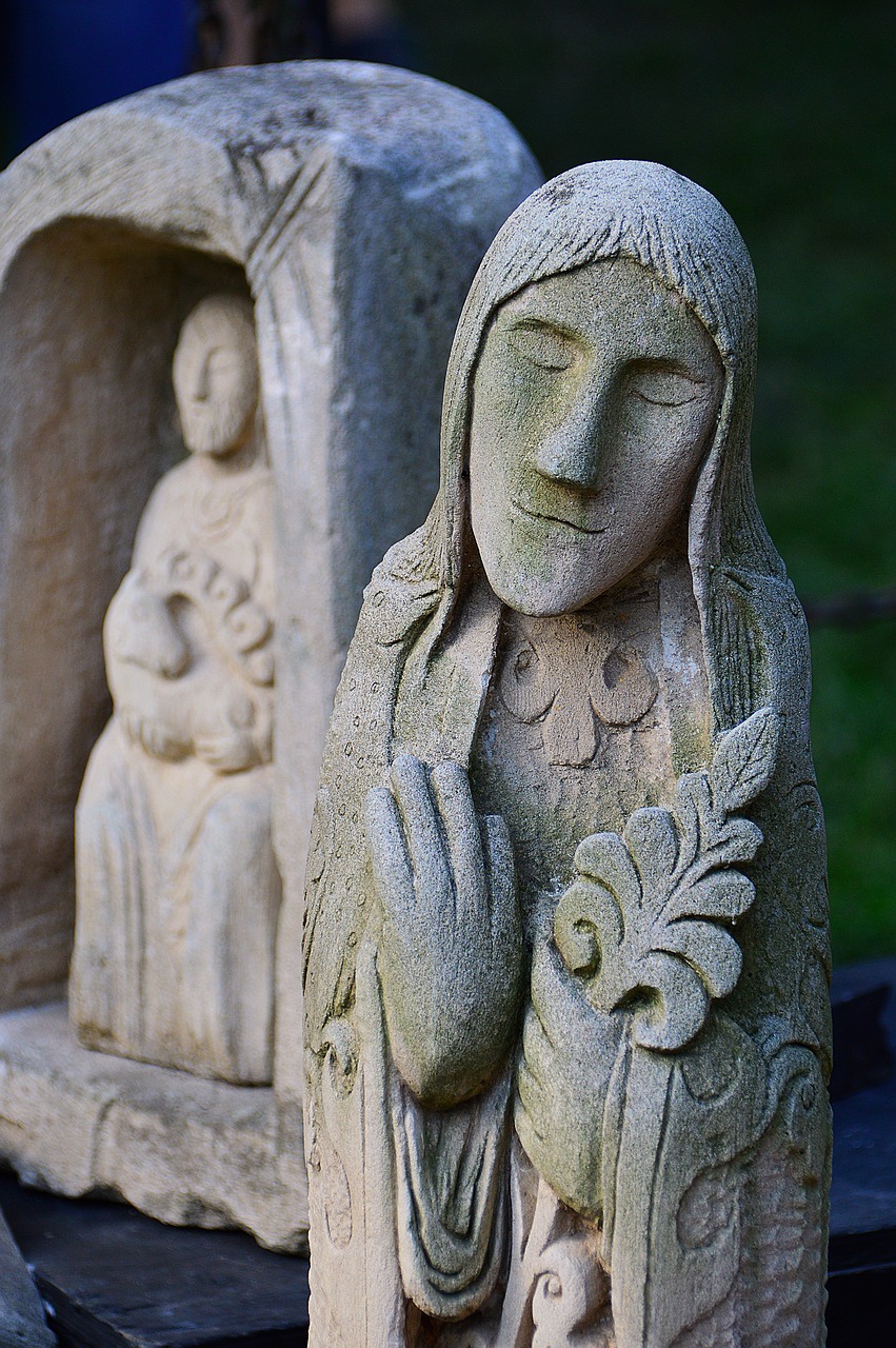 Image - statue stone stone cutting facial