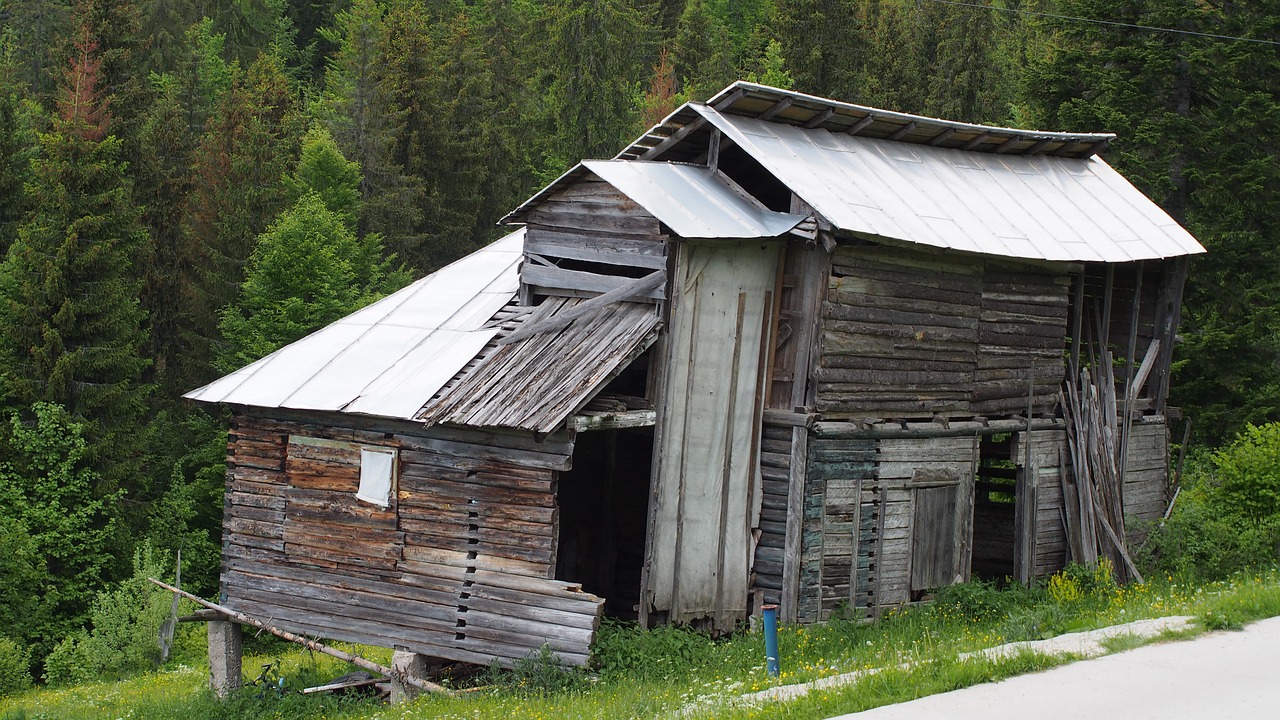 Image - shack hut countryside cabin