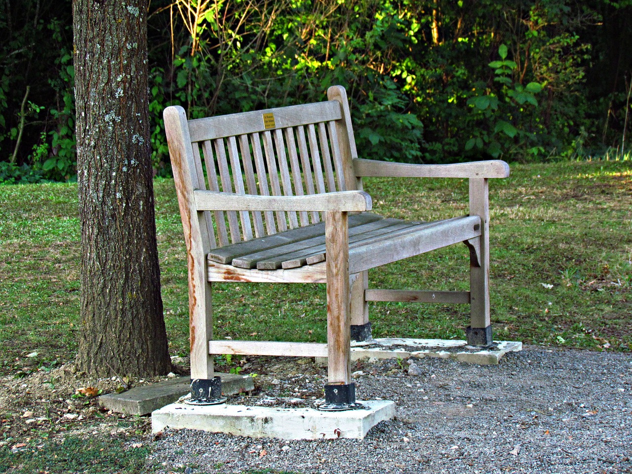 Image - bench wooden park old