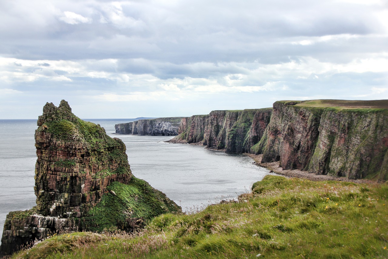 Image - scotland coast cliffs