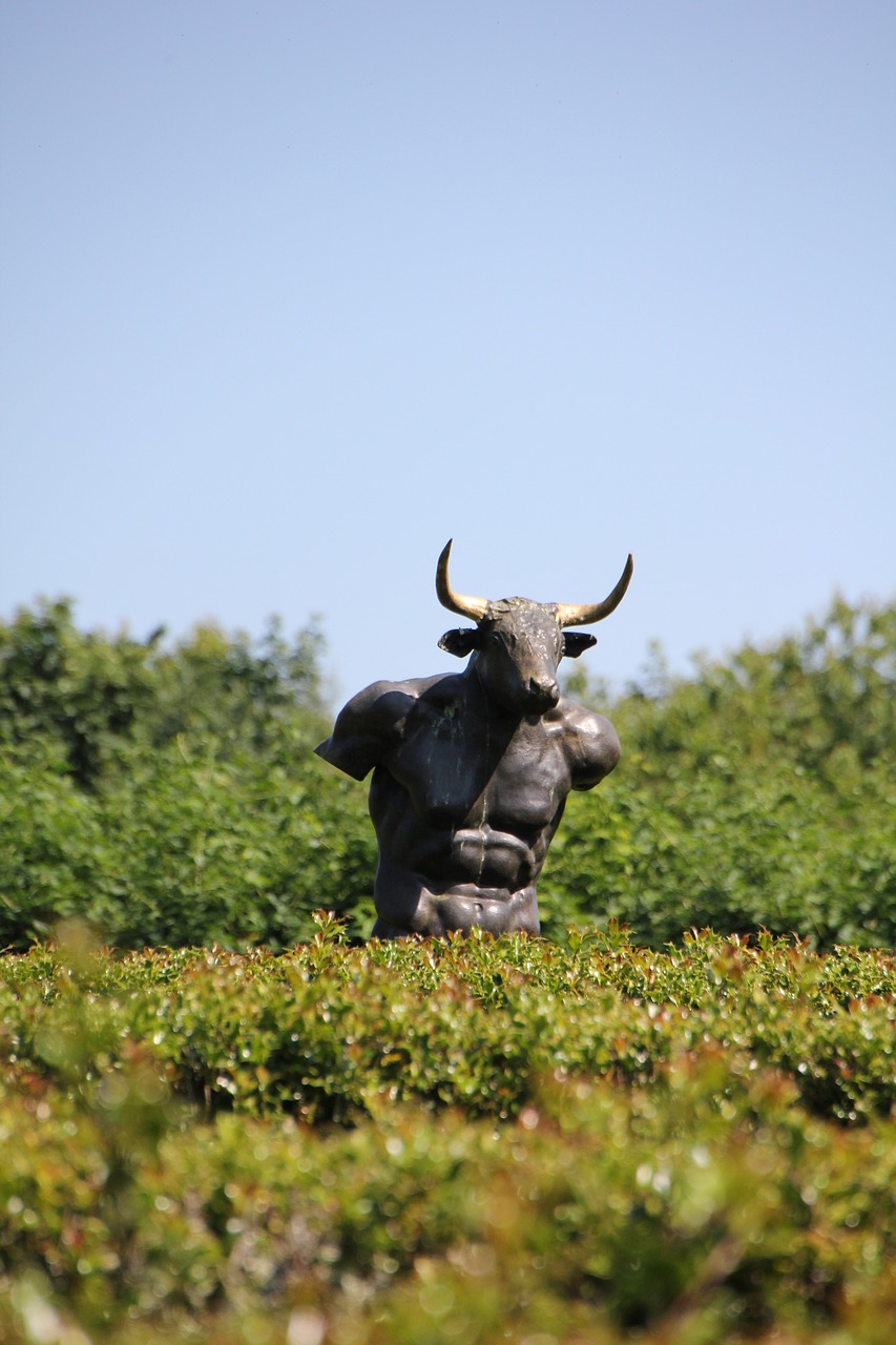 Image - labyrinth minotaur bust sculpture