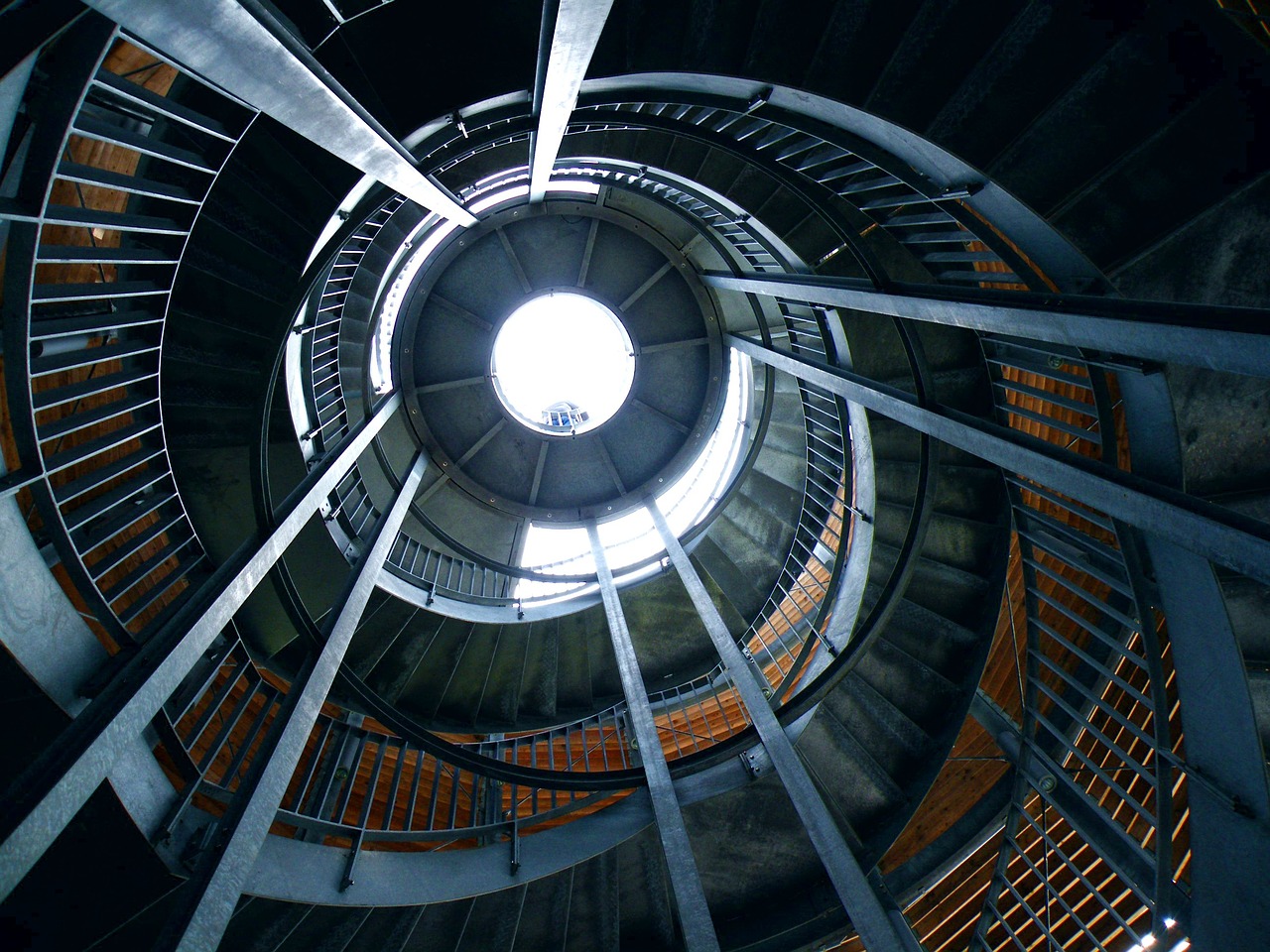 Image - stairs stahlbau tower architecture