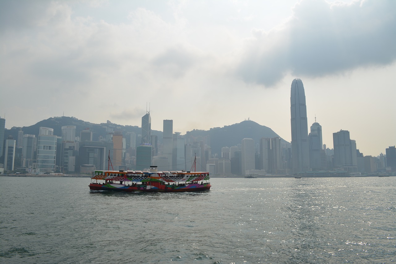 Image - hongkong ferry hong kong asia