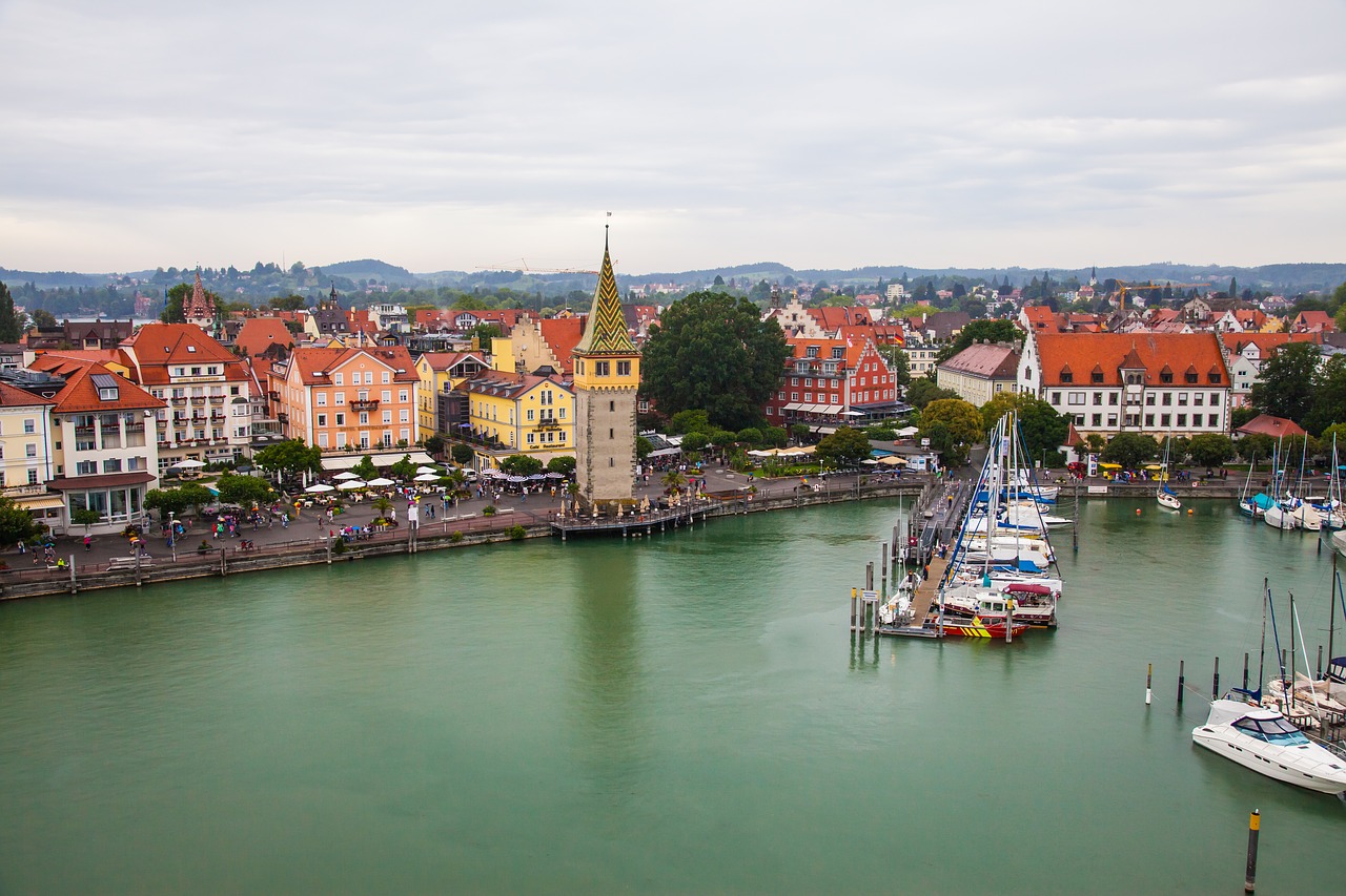 Image - lindau lake constance port water