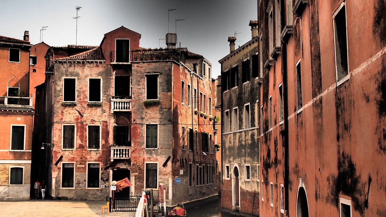 Image - venice facade sky colorful