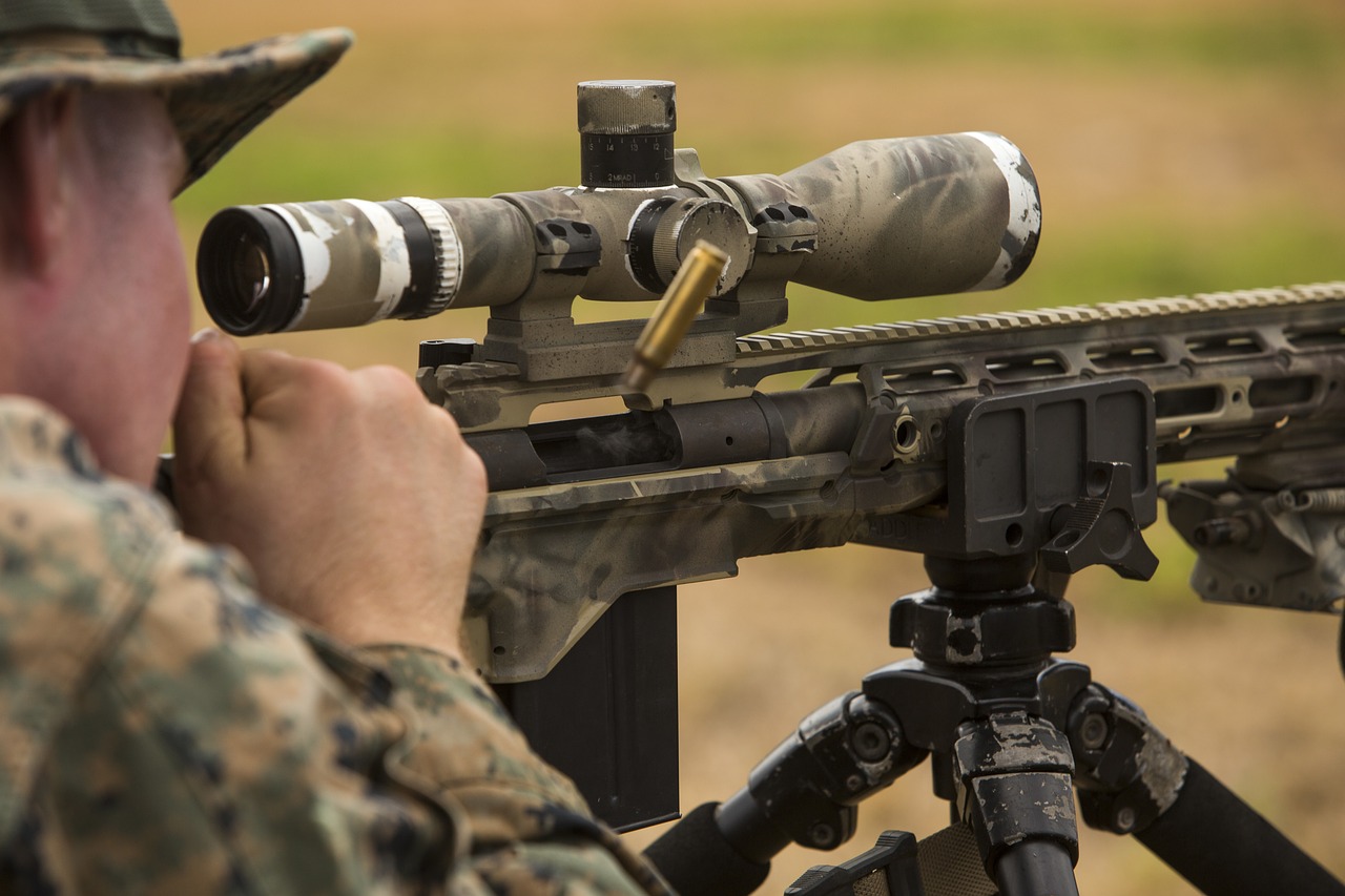 Image - marines sniper rifle aiming scope