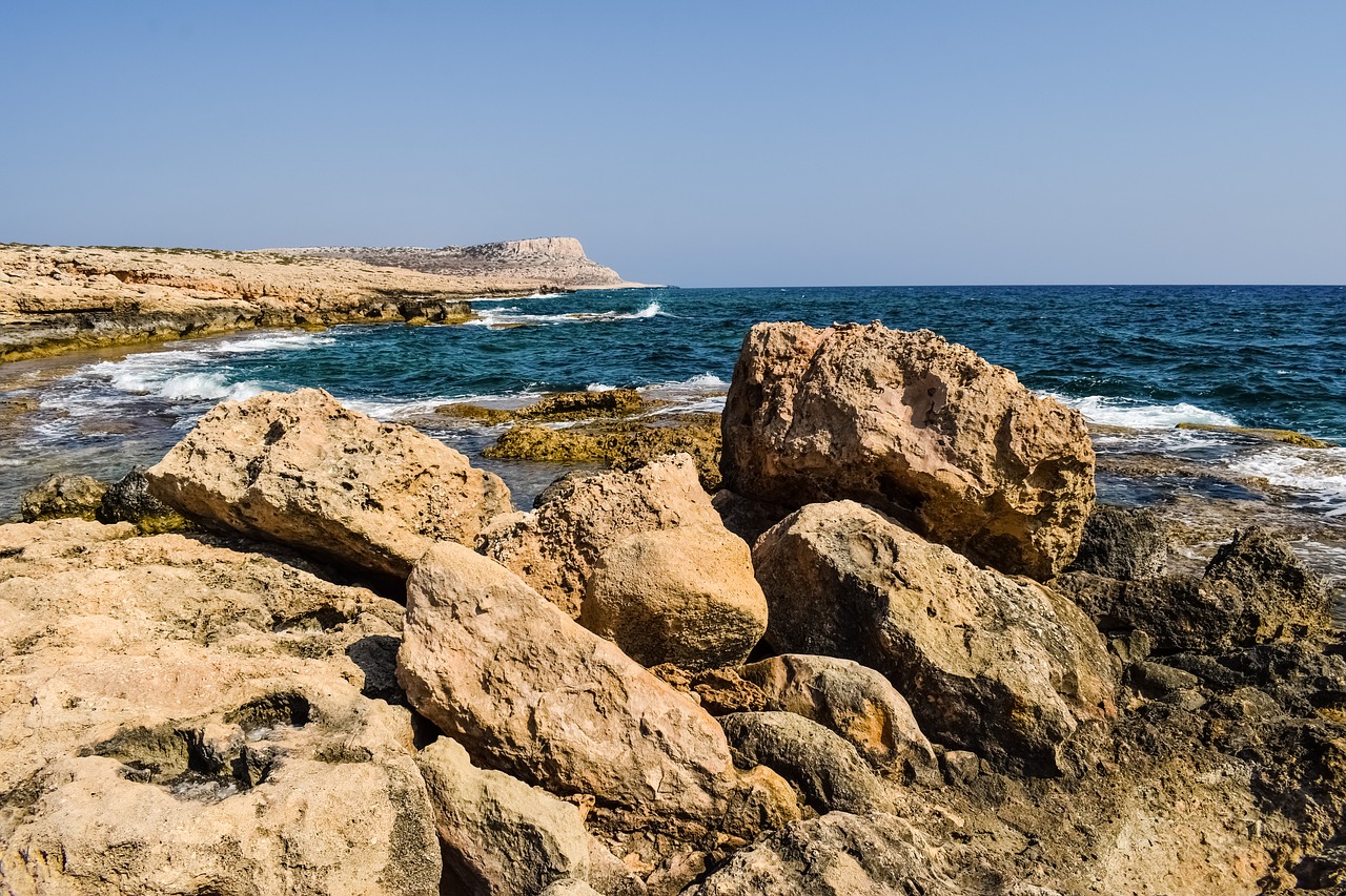 Image - rocky coast rocky formation sky