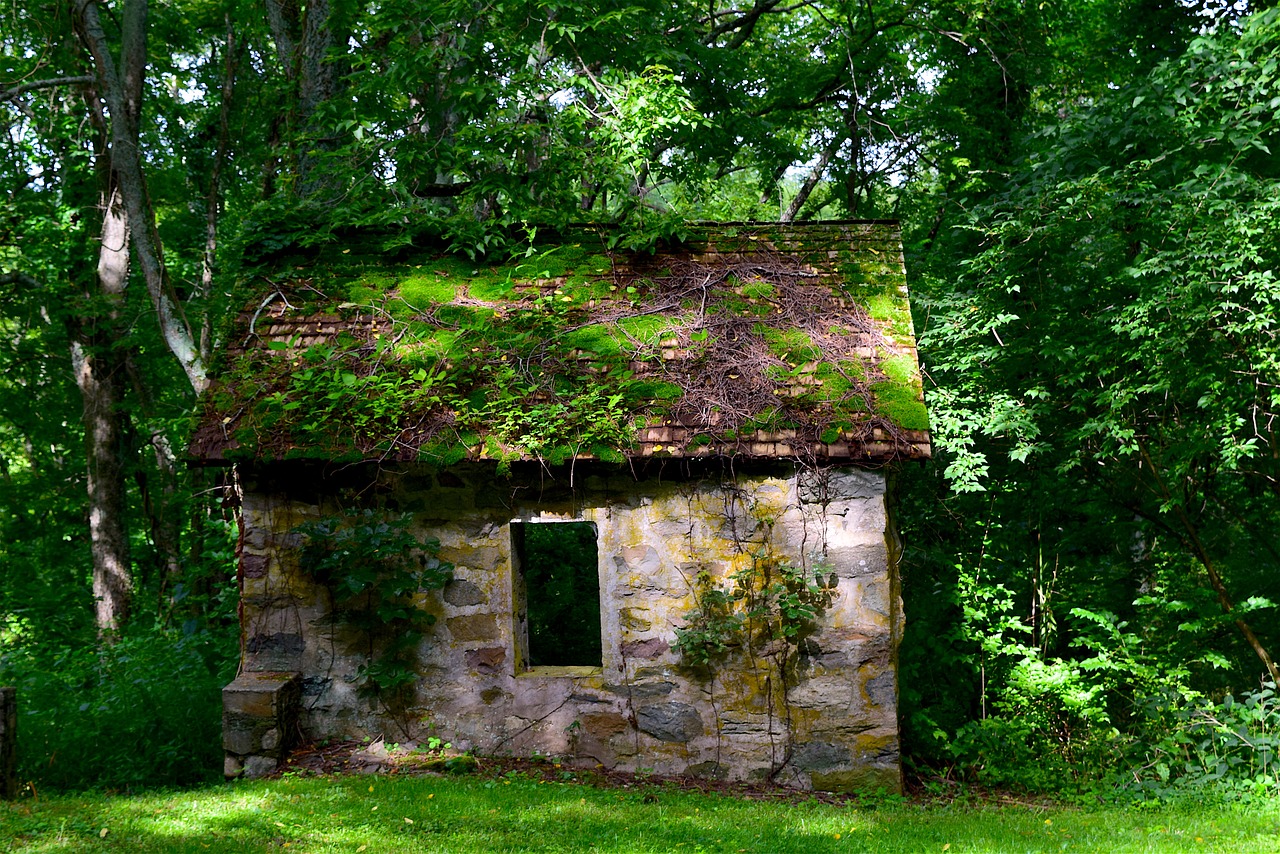Image - old cottage stone historic rustic