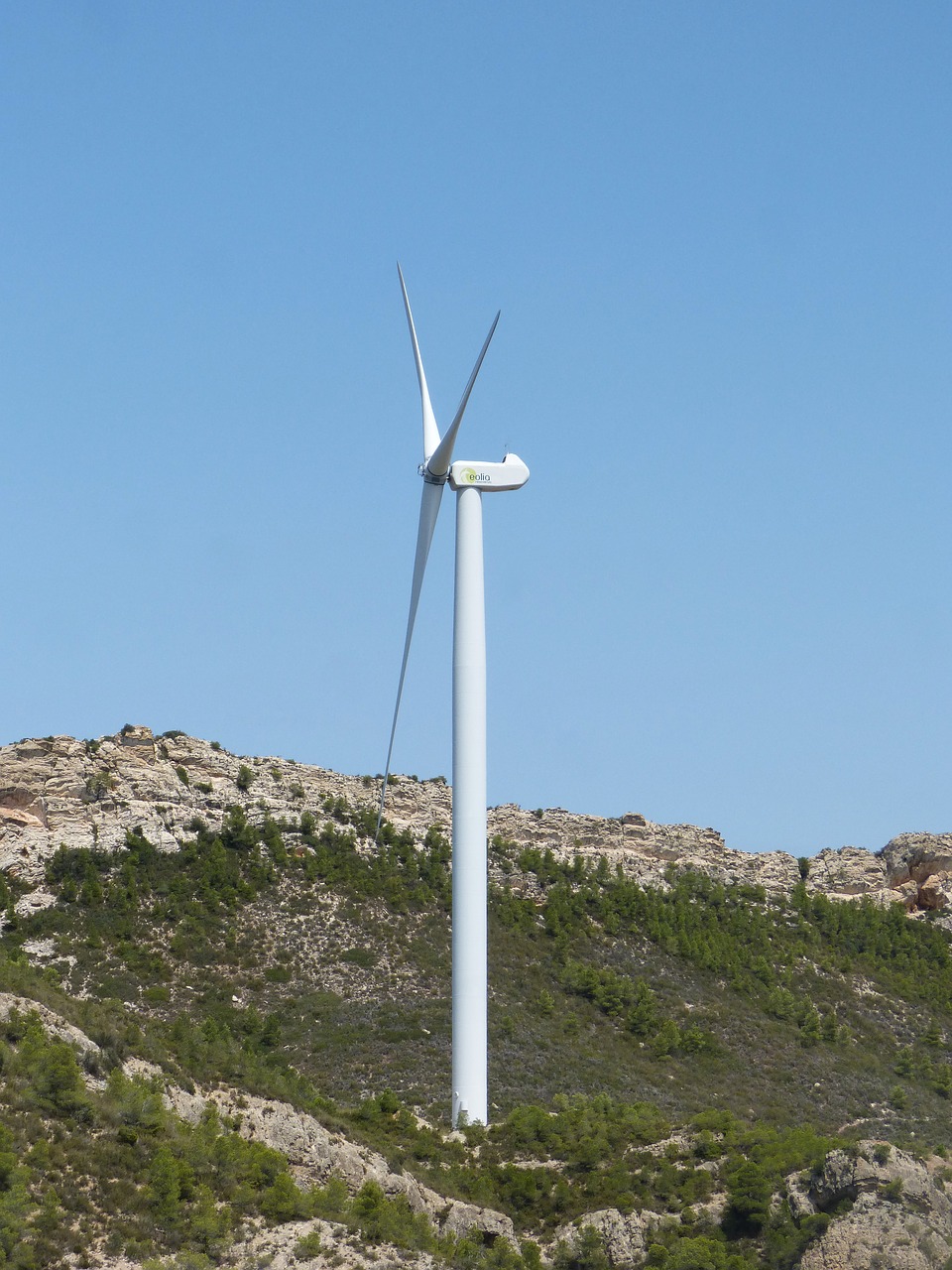 Image - wind turbine mill top wind farm