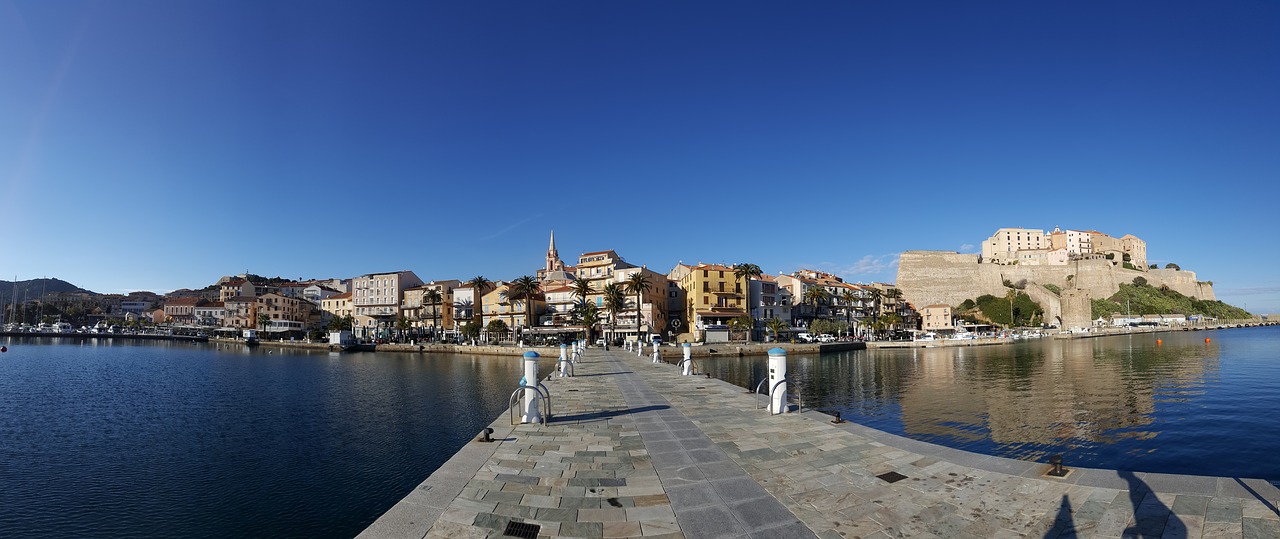 Image - corsican calvi port old town