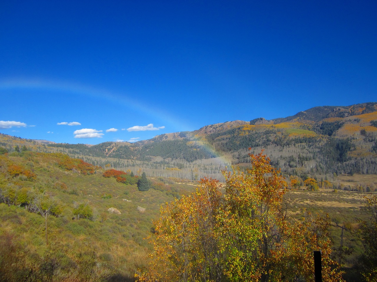 Image - rainbow colorado valley fall