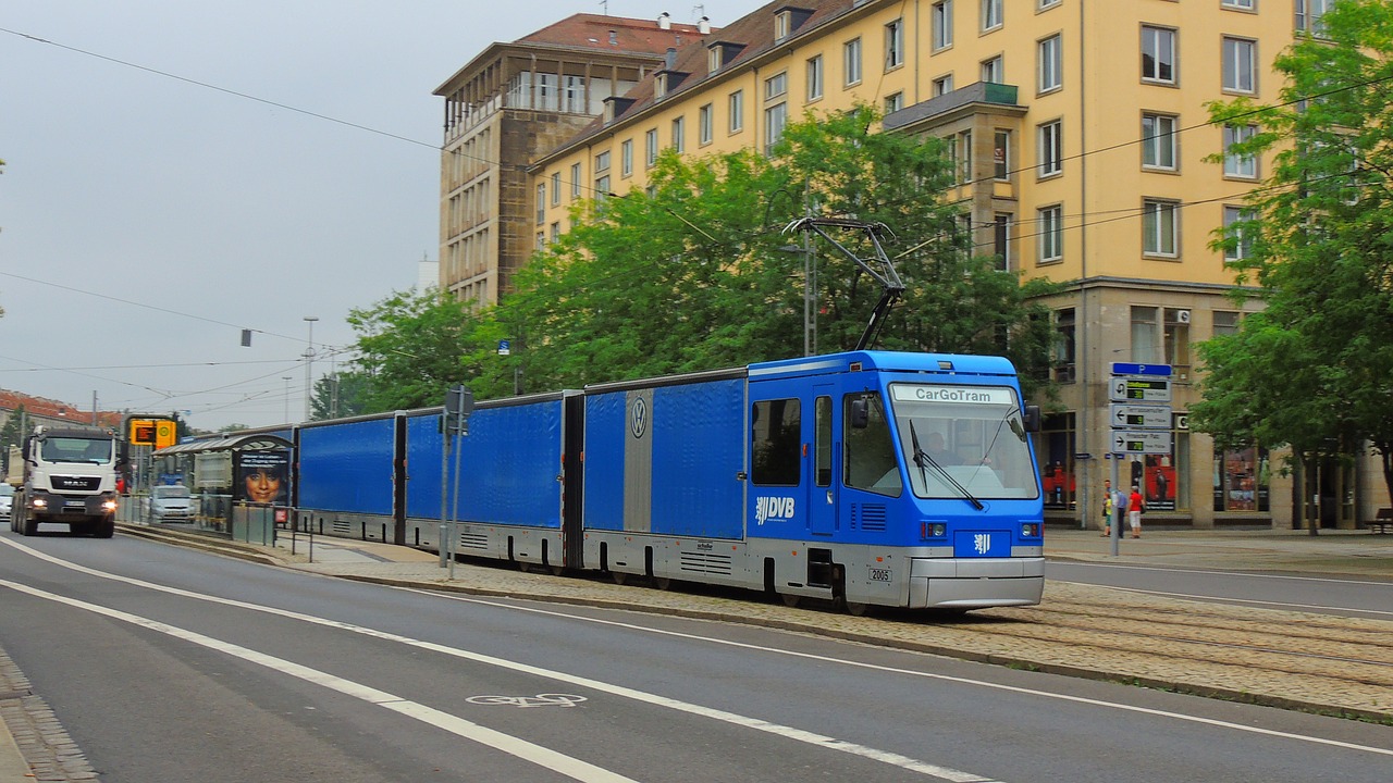 Image - dresden tram germany city european