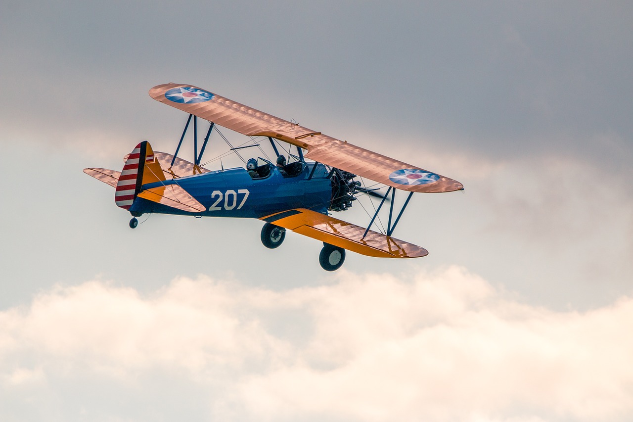 Image - boeing stearman pt 13d double decker