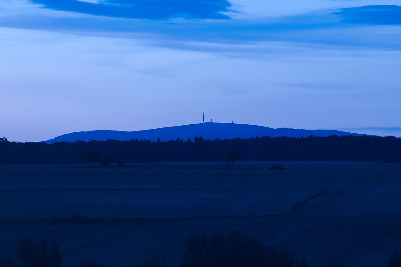 Image - blue hour boulder resin landscape