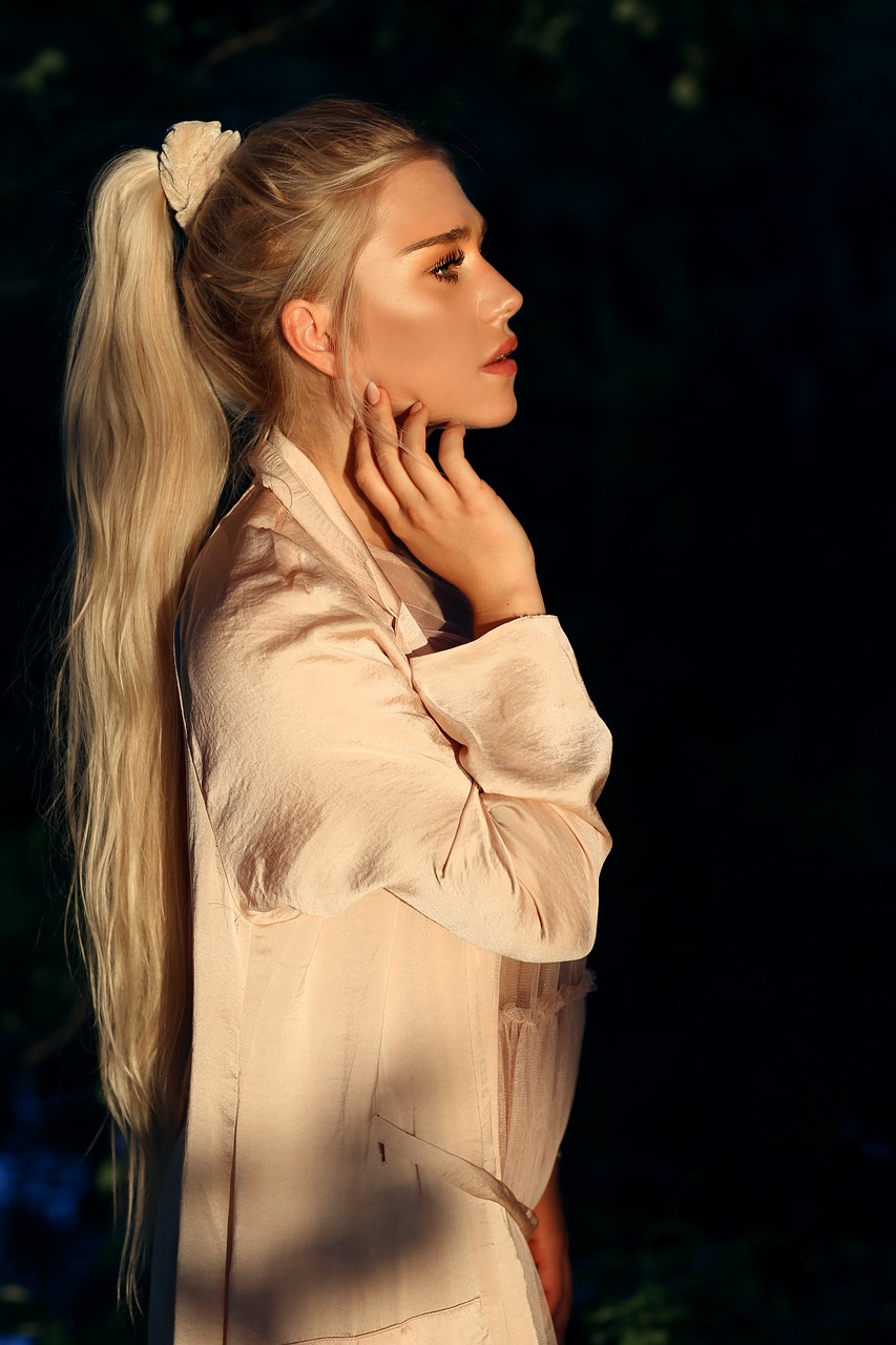 Image - fashion complexion profile woman