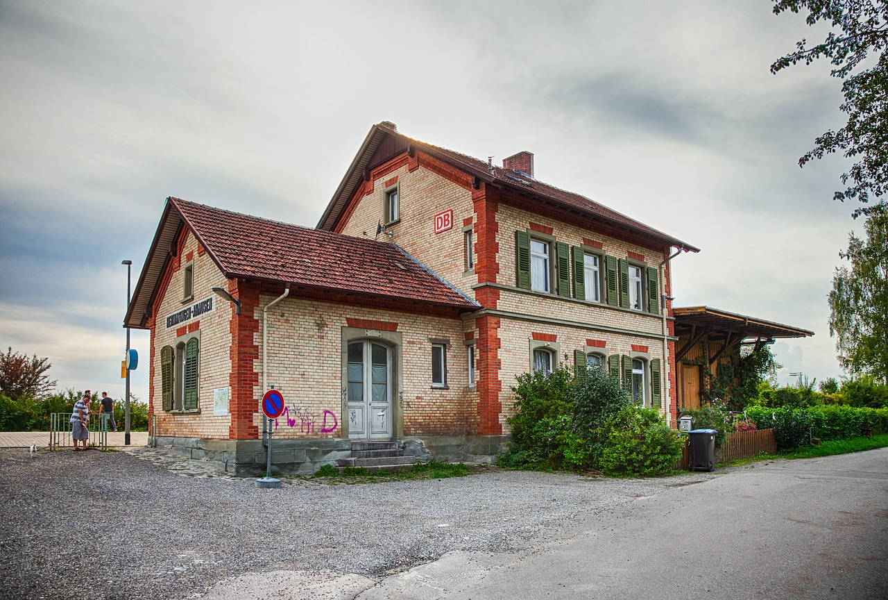 Image - railway station bermatingen train