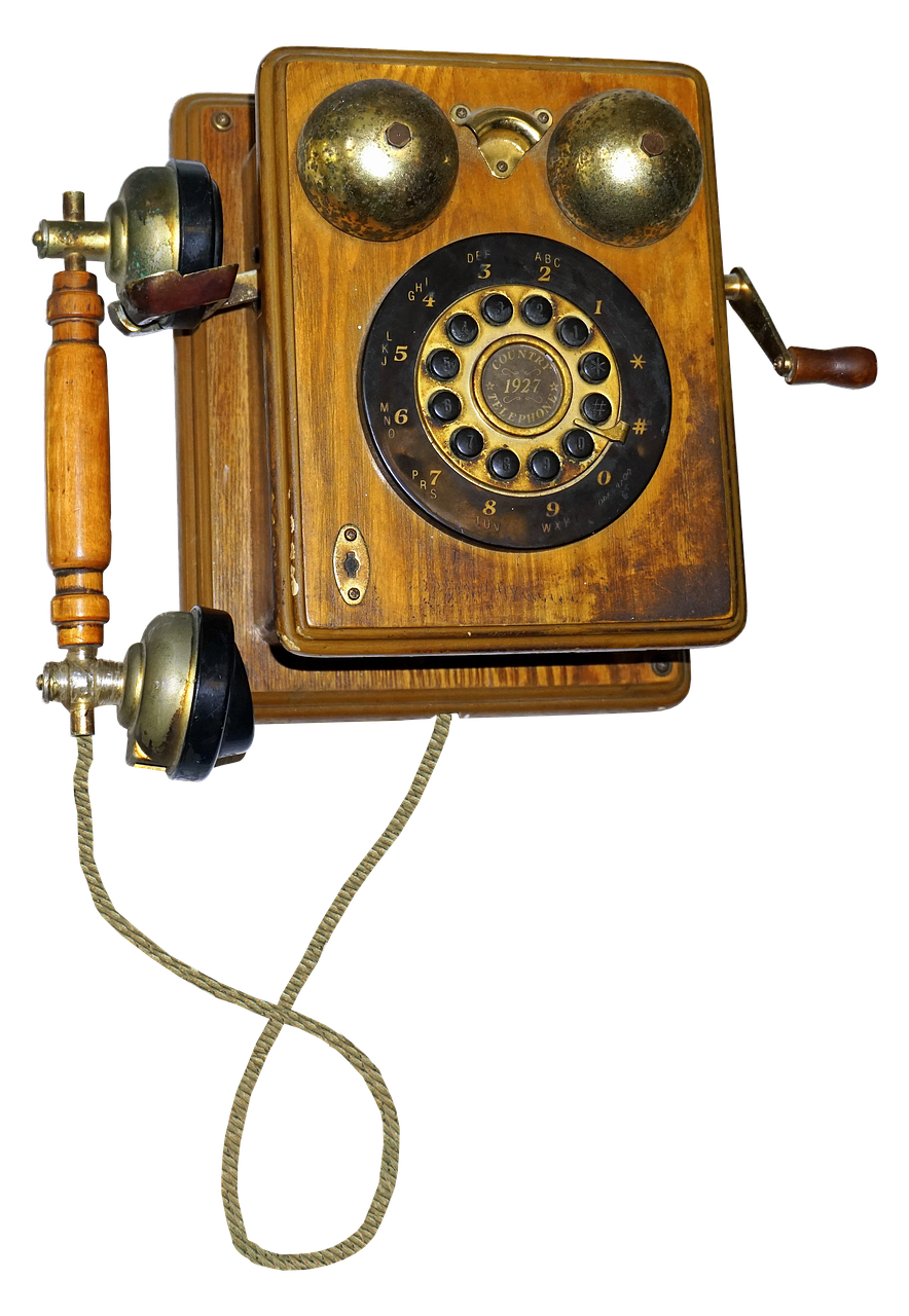 Image - phone old wood dial built in 1927