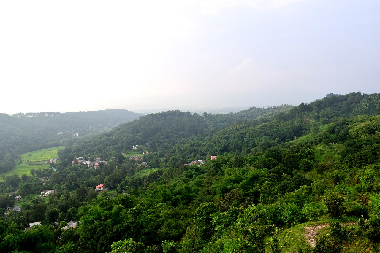 Image - landscape hills rainy season nature