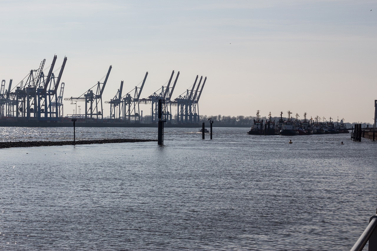 Image - port hamburg elbe hanseatic