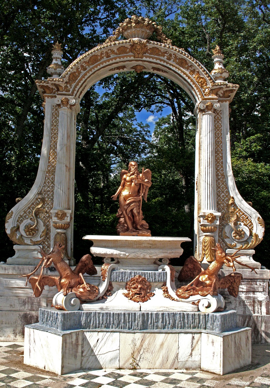 Image - la granja segovia spain fountain