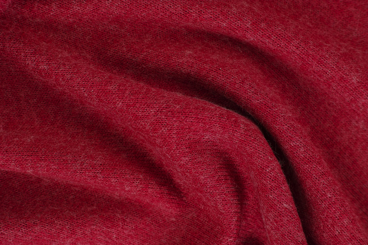 Image - red fabric textile abstract