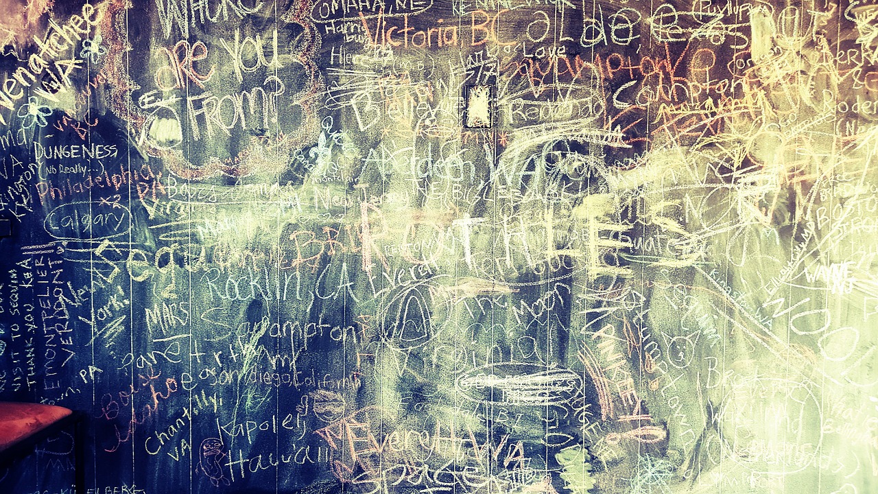 Image - grunge chalkboard chalk texture