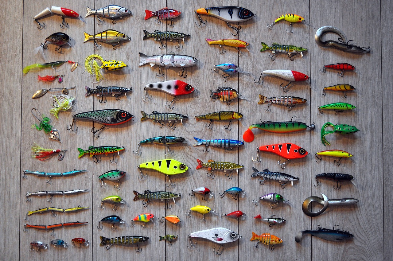 Image - fishing rod hooks fish fisherman