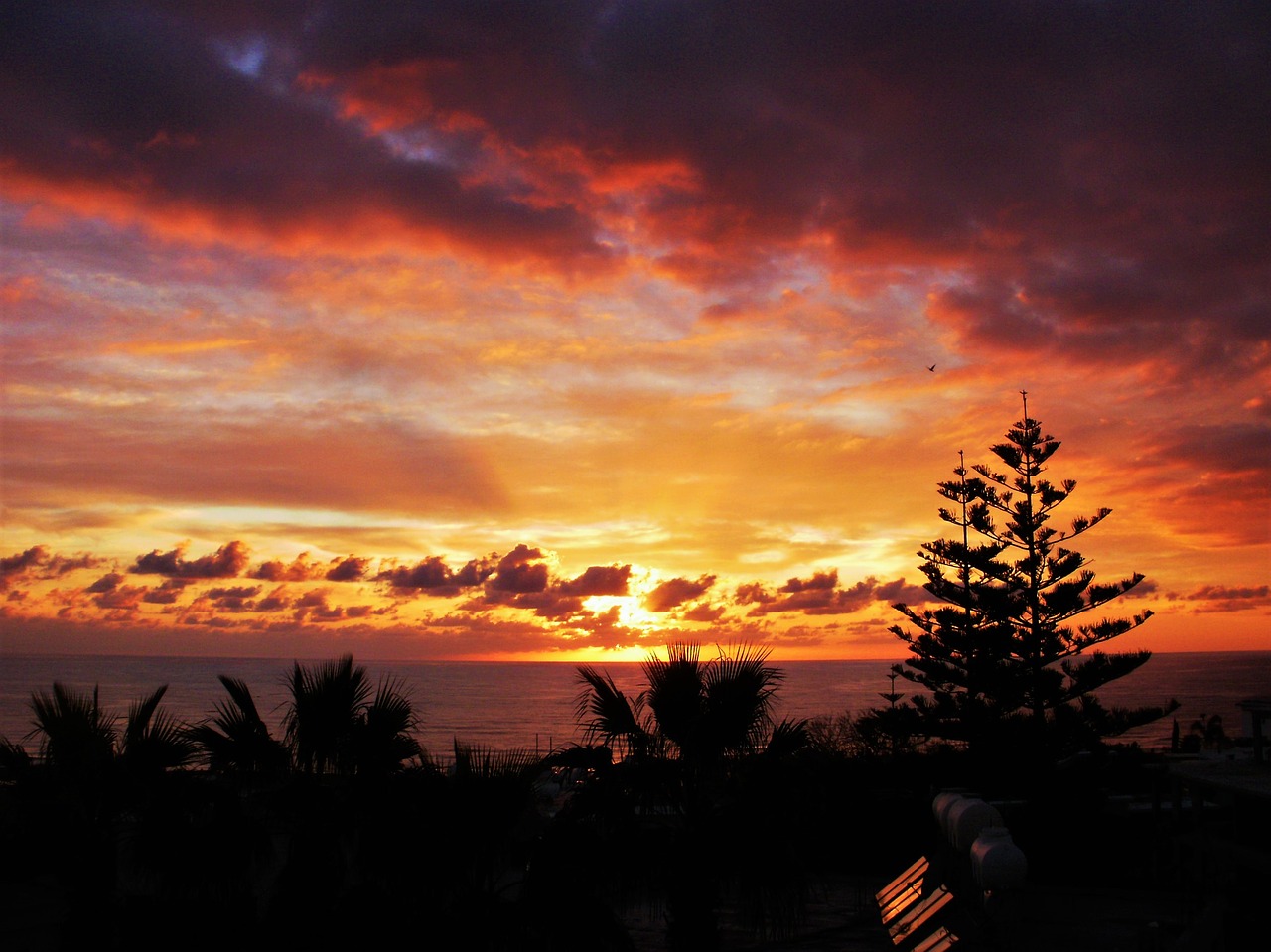 Image - sky sun sunset farbenspiel dusk