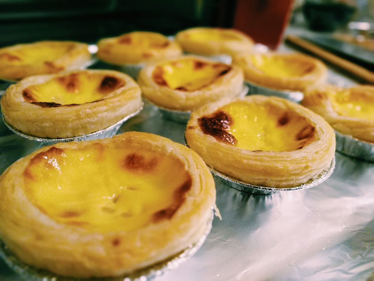 Image - egg tart gourmet macro