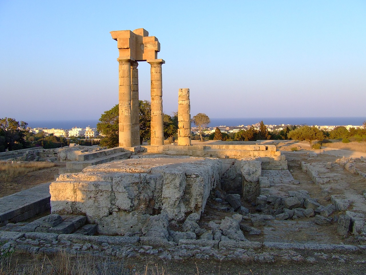 Image - rhodes antiquity the ruins of the