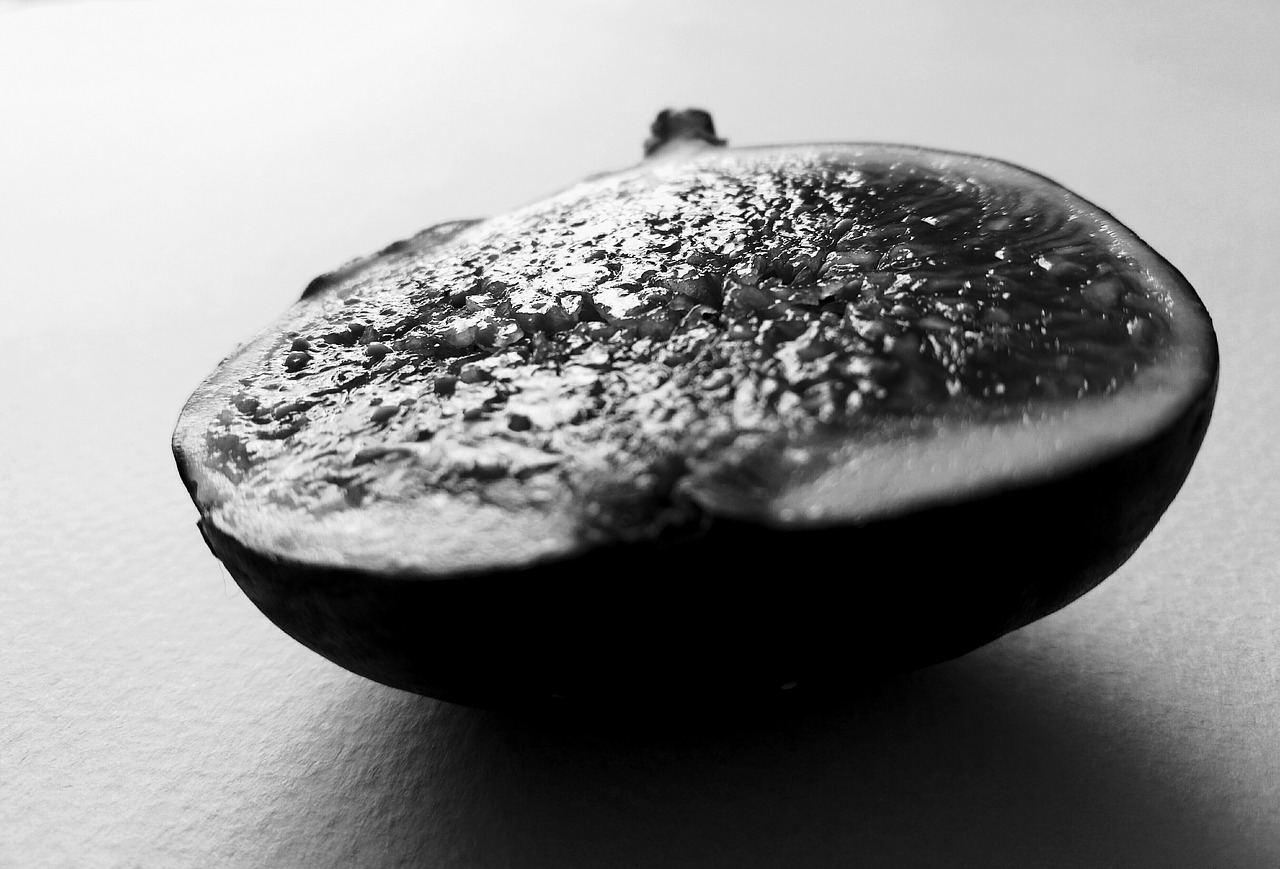 Image - fig food blackandwhite tropical